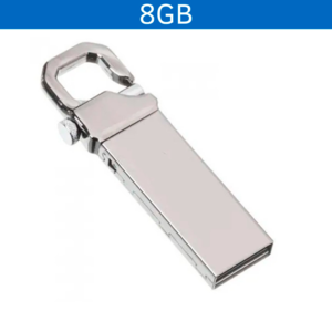 USB144, MEMORIA USB 8 GB METÁLICA 