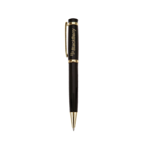 BMT1934, Bolígrafo metálico con tapa de cobre. Destape para grabado láser en color cobre. Presentación: caja de regalo en color negro.