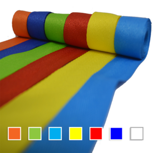 751-25, Portagafete de cinta palmita poliester con bandola básica en 7 diferentes colores de línea. Aplicamos descuentos por volumen.