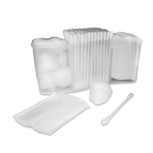 T357, SET DE CUIDADO PERSONAL. Plástico. Set para cuidado personal: Cotonetes, algodoncitos y Toallitas de algodón.
