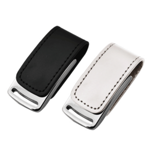 LD228P-4GB, USB Tipo Llavero de PIel con Metal