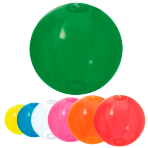 4409, Balón inflable de PVC en variada gama de alegres colores. De acabado transparente, excepto color blanco en acabado translúcido. Medidas Desinflado: 37 cm. Inflado: 28 cm