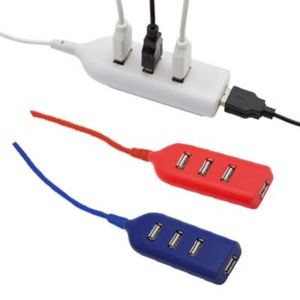 3898, Puerto USB 2.0 de diseño minimalista en originales colores. Con 4 puertos USB y presentado en caja individual negra. 4 Puertos. USB 2.0