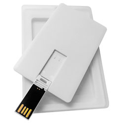 MEM-CARD1, MEMORIA USB DE 8 GB TIPO TARJETA DE PLASTICO COLOR BLANCO INCLUYE ESTUCHE DE PLASTICO