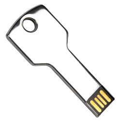 MEM-KEY, MEMORIA USB DE 16 GB TIPO LLAVE METALICA INCLUYE ESTUCHE DE PLASTICO Y COLGANTE