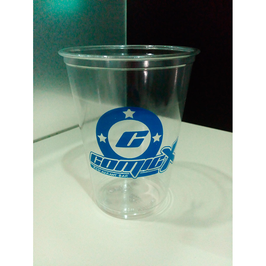 TP22, Vaso transparente tipo cristal 12 oz