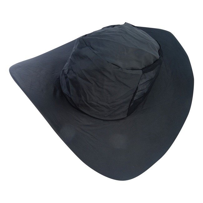 FOR 11, Sombrero Magico Negro Foldable Incluye Funda individual.