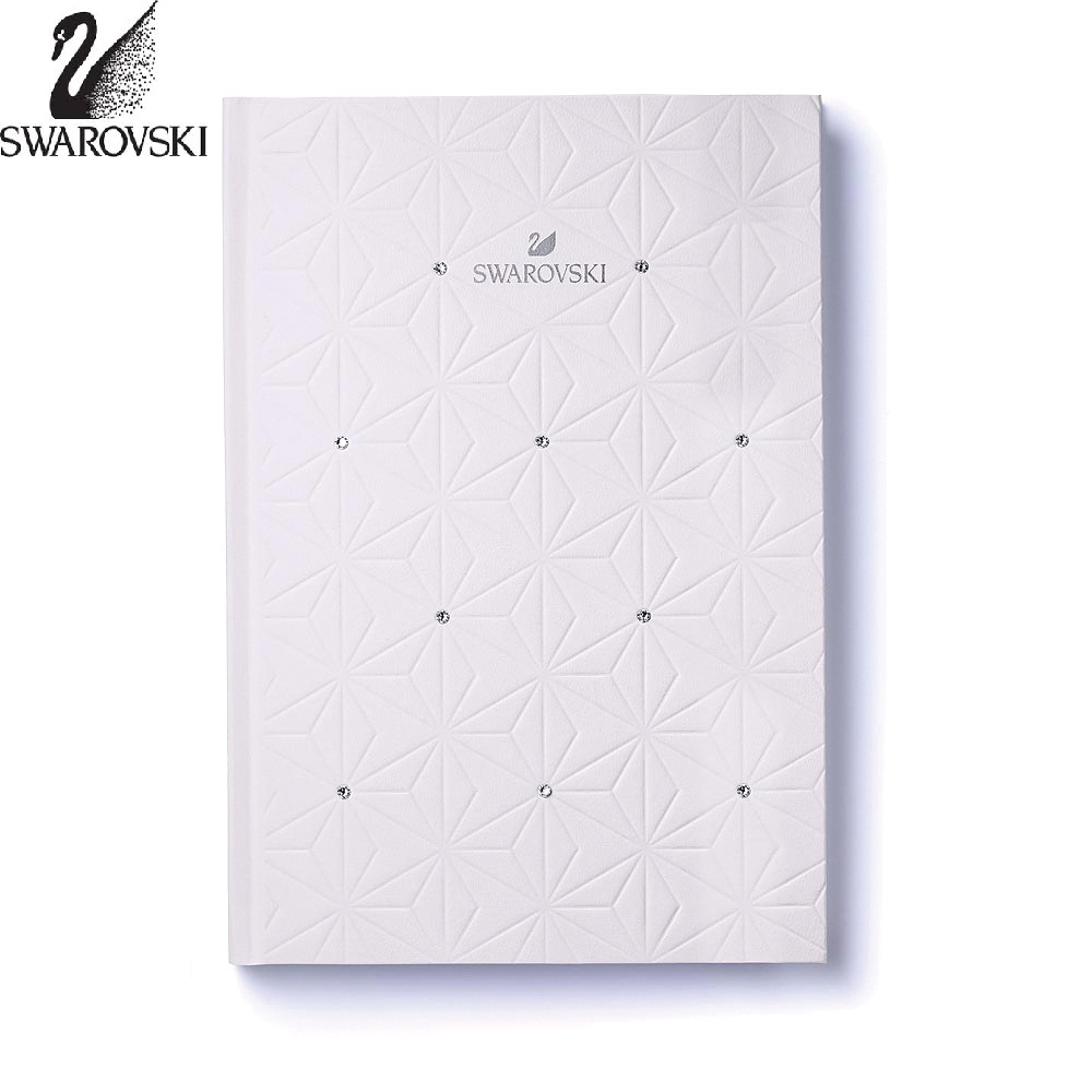 SLSW008, Libreta Facets Notebook crystal white