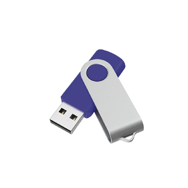 LD101-32GB, Memoria USB Giratoria con Clip Metálico