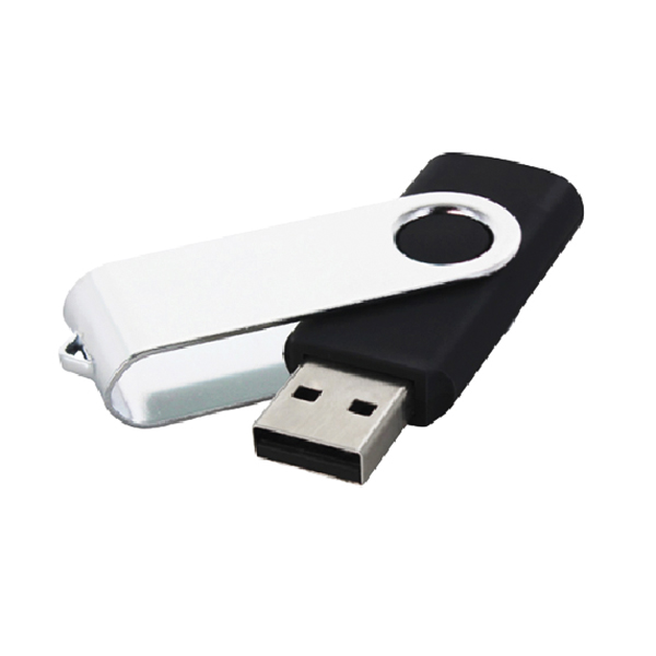 LD101-32GB, Memoria USB Giratoria con Clip Metálico
