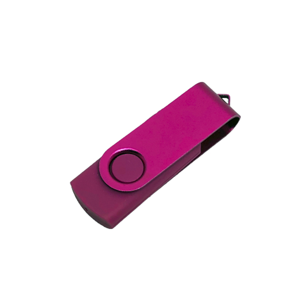 LD102-16GB, Memoria USB Giratoria con Clip Metálico del mismo color que el cuerpo de la memoria