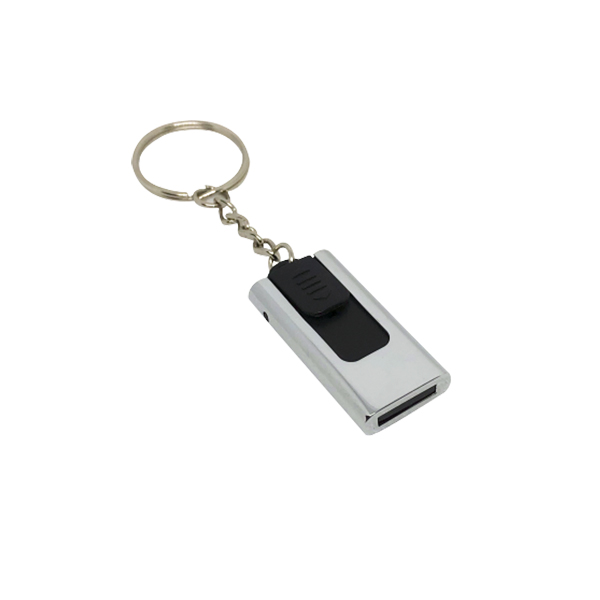 LD130-16GB, USB Retráctil Metálica con Plástico