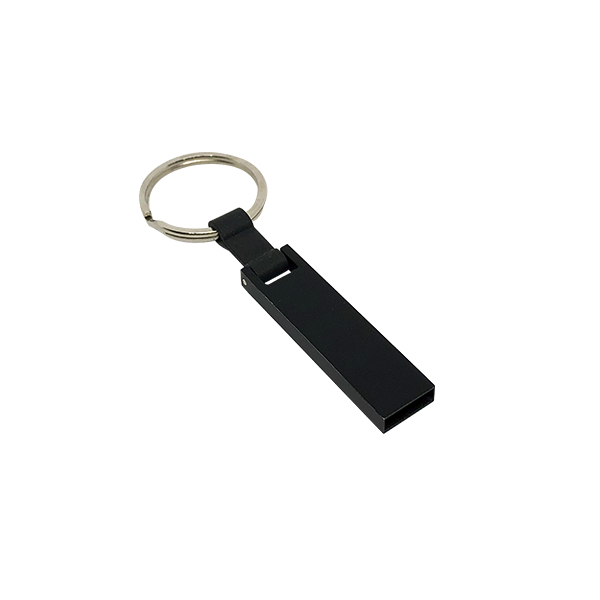 LD138-16GB, USB Metálico con llavero en Caucho