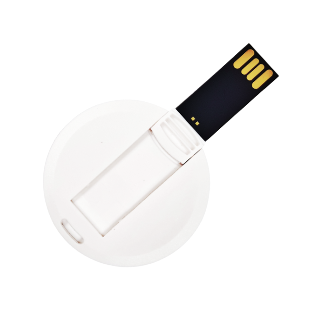 USB312, MEMORIA USB TARJETA REDONDA