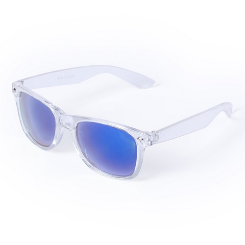 5521, Gafas de sol con protección UV400 de clásico diseño. Con montura de transparente y lentes espejadas en variada gama de colores. Protección UV400