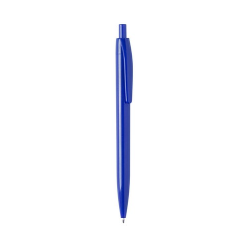 5557, Bolígrafo de mecanismo pulsador con diseño monocolor en variada gama de vivos colores con acabado brillante. Tinta azul.