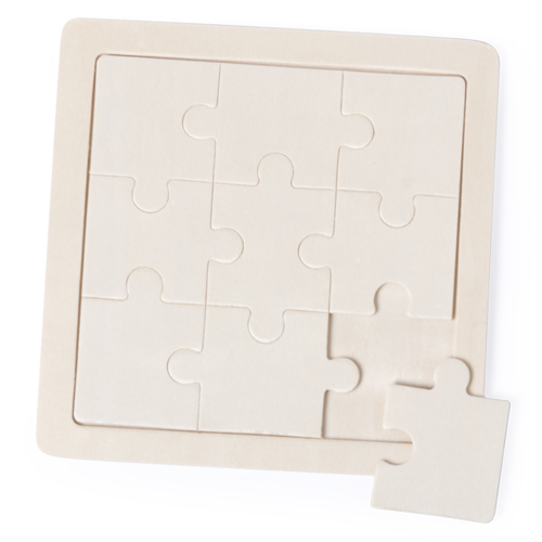 5719, Puzzle de madera con 9 piezas totalmente personalizable para despertar el ingenio y habilidad de los más pequeños. 9 Piezas