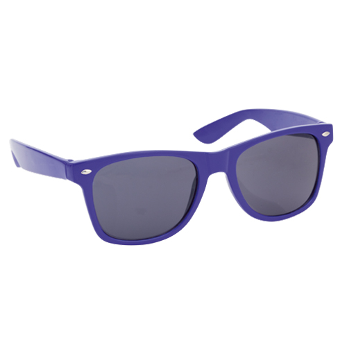 7000, Gafas de sol con protección UV400 de clásico diseño. Con montura de acabado brillante en divertidos colores y lentes en color negro. Protección UV400