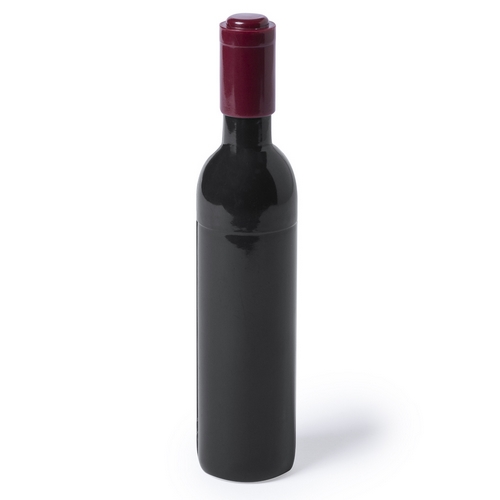 3793, Divertido sacacorchos magnético con forma de botella de vino en diseños blanco, tinto y rosado. Con cuerpo en original acabado translúcido y función abridor. Magnético