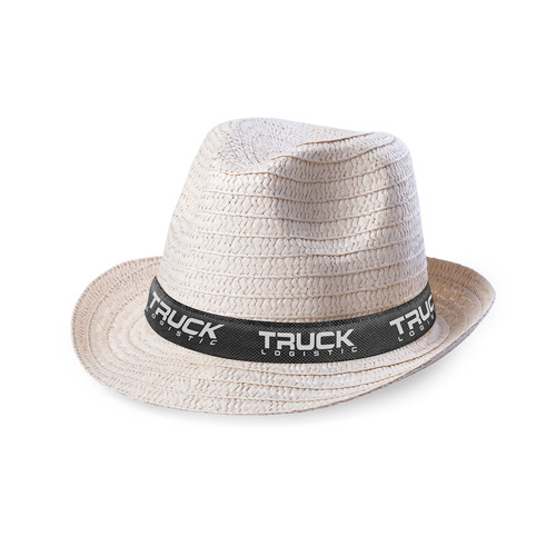 5915, Sombrero en fibra sintética de alta calidad. Con cinta interior y orificios de ventilación.