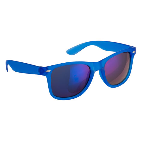 4581, Gafas de sol con protección UV400 de clásico diseño. Con montura de acabado translúcido en divertidos colores y lentes espejados a juego. Protección UV400