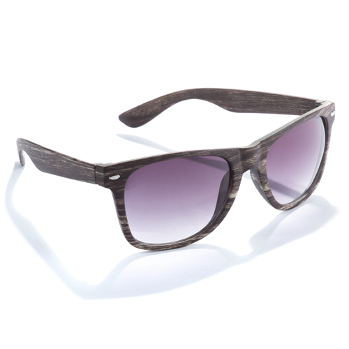 4748, Gafas de sol con protección UV400 de clásico diseño. Con montura en diseño imitación a madera natural y lentes a juego. Protección UV400