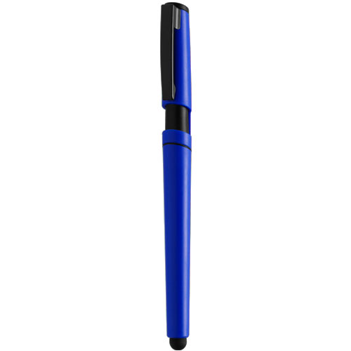 4912, Original bolígrafo puntero con capucha convertible en soporte para dispositivo móvil. Diseño en desenfadados colores, con cuerpo en acabado liso, especialmente diseñado para marcaje en tampografía y tinta azul.