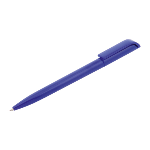 5010, Bolígrafo de mecanismo giratorio con cuerpo de suave acabado en alegres colores sólidos y con clip plano. Tinta azul.