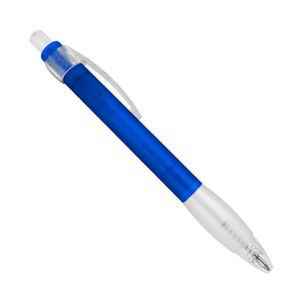 BL-045, Boligrafo retractil con grip y tinta negra, colores: azul, blanco, naranja, rojo, negro y verde
