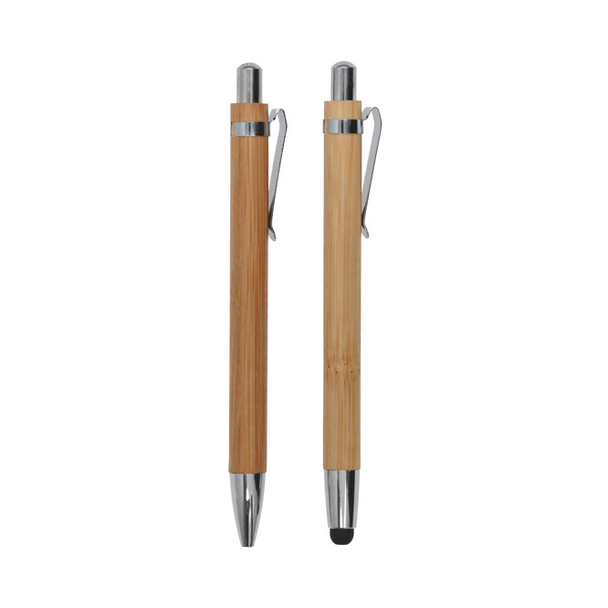 BP-17056, Boligrafo y lapicero de bambu