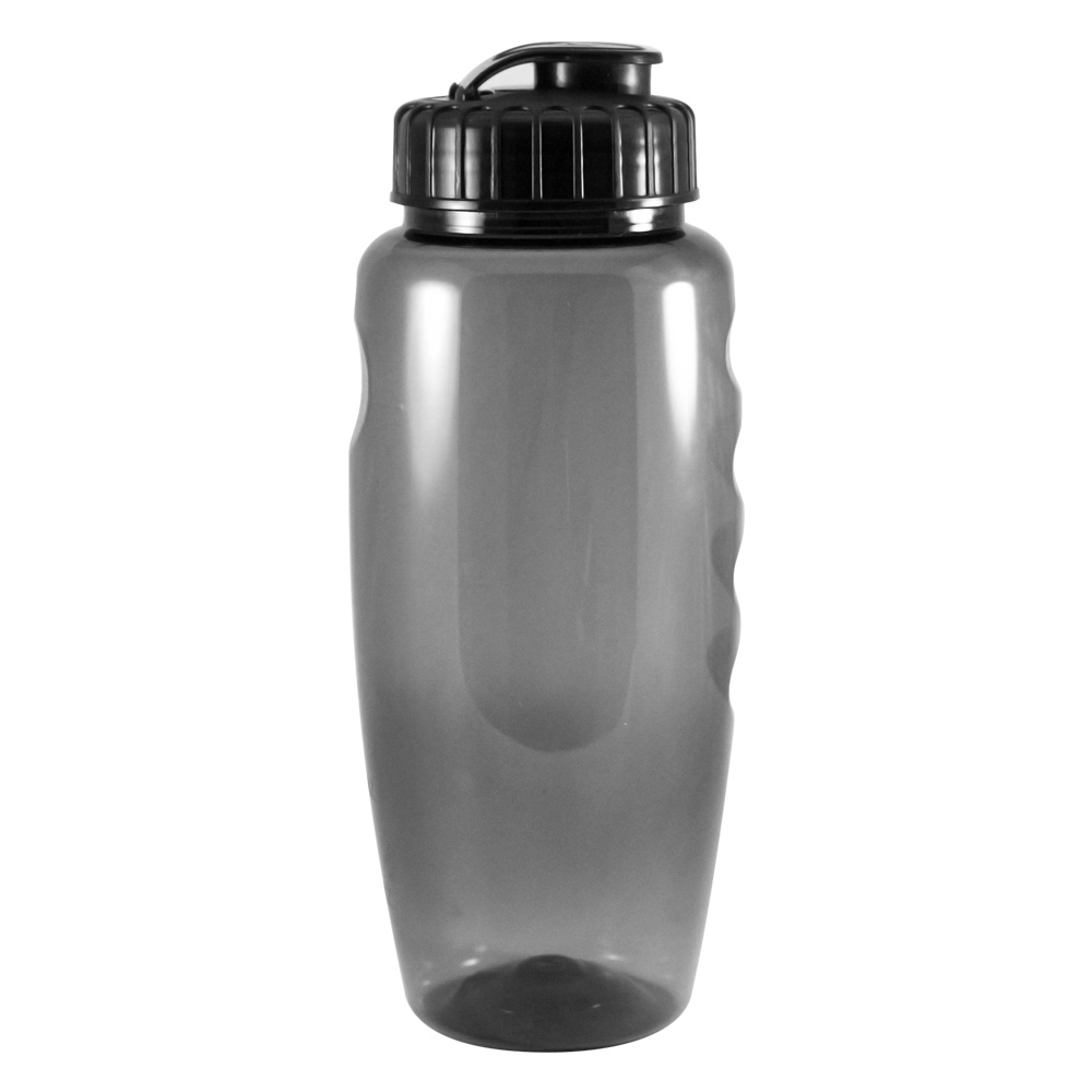 60171, Cilindro de plástico PET con tapa anti derrames y capacidad de 850 ml. Libre de BPA y certificación FDA.