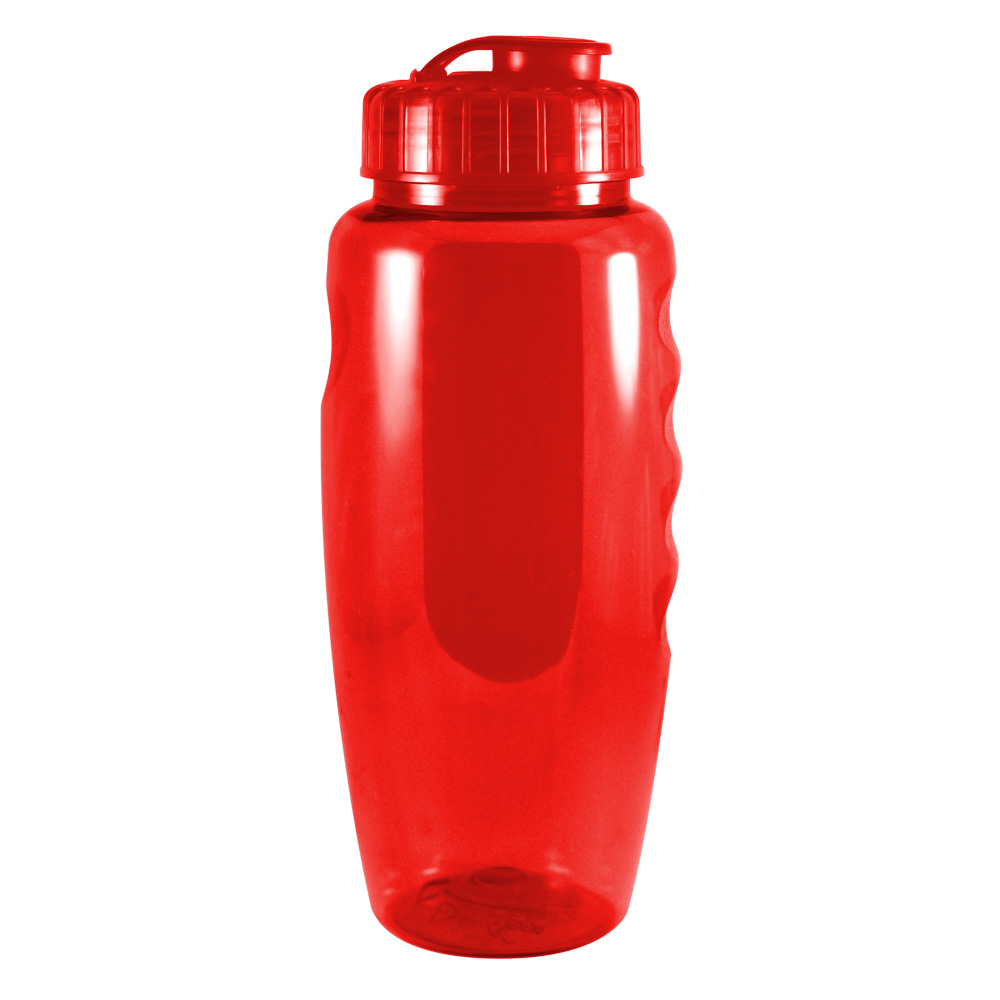 60171, Cilindro de plástico PET con tapa anti derrames y capacidad de 850 ml. Libre de BPA y certificación FDA.